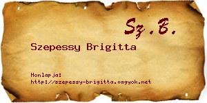 Szepessy Brigitta névjegykártya